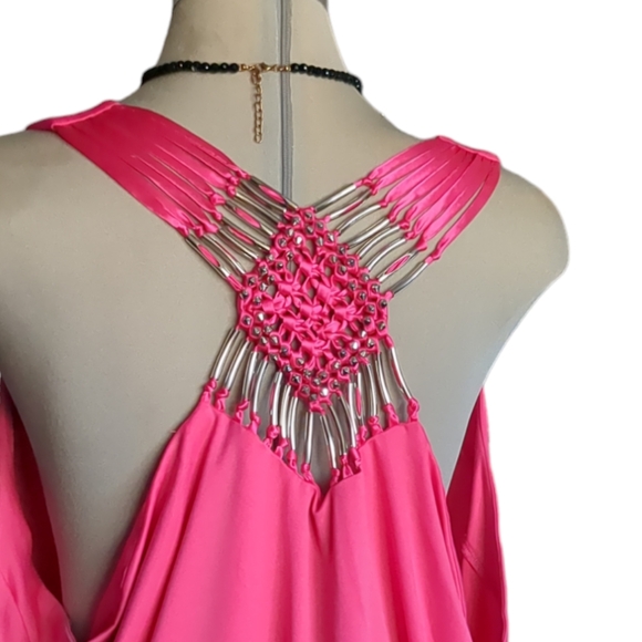 RICKIS Designer Luxury Pink Blouse Side XXL - Picture 16 of 16